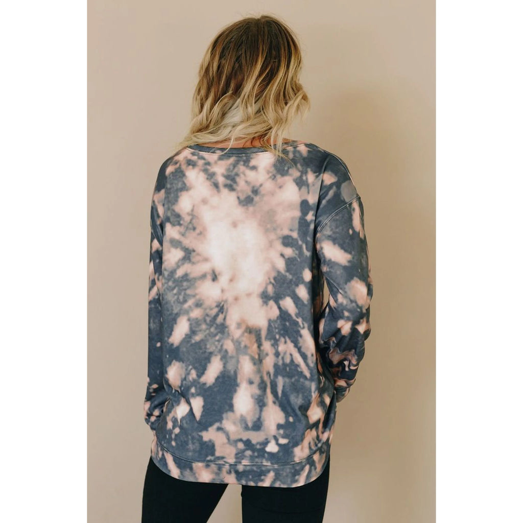 TD Sporty Casual Zip-Up Sweatshirt 'Wake Me Up' Tie Dye High Quality Custom Logo Printed Long Zip Available XS for Autumn Winter